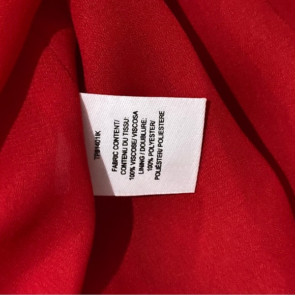 Derek Lam 10 Crosby Poppy Red Pleated Layered Ruffle Mini Skirt - Picture 6 of 6